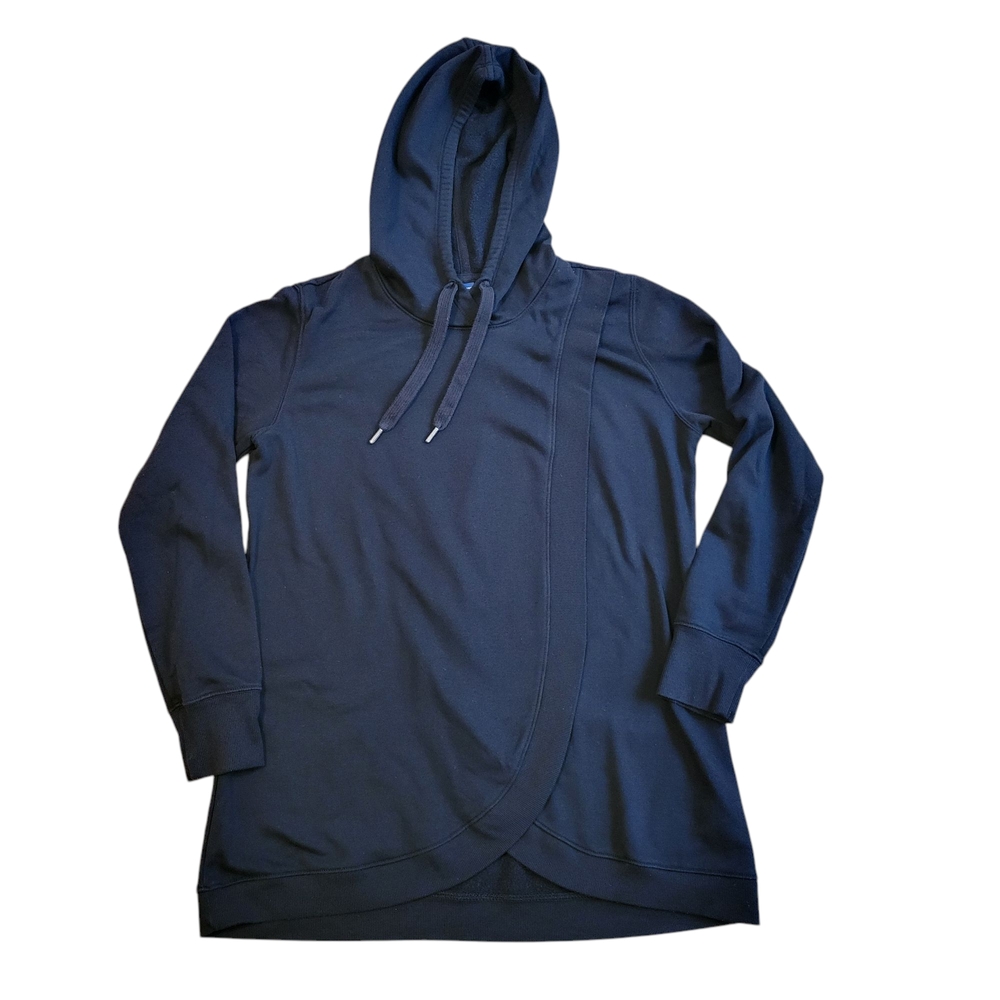 Cross-Front Nursing Pullover Hoodie, Maternity